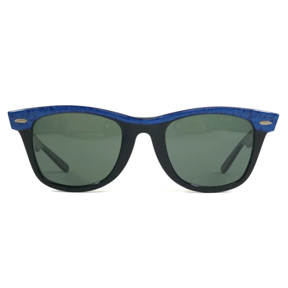 Vintage B&L Ray-Ban Sunglasses WAYFARER Neat Street Electric Blue w/ G-15 Lenses